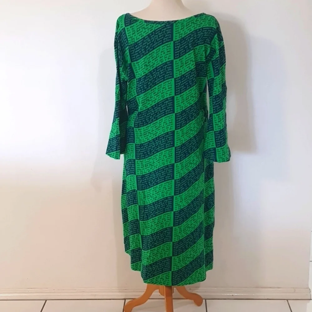 Svaha Size 3X Green Dress with pockets (approx size 20) - Picture 5 of 7